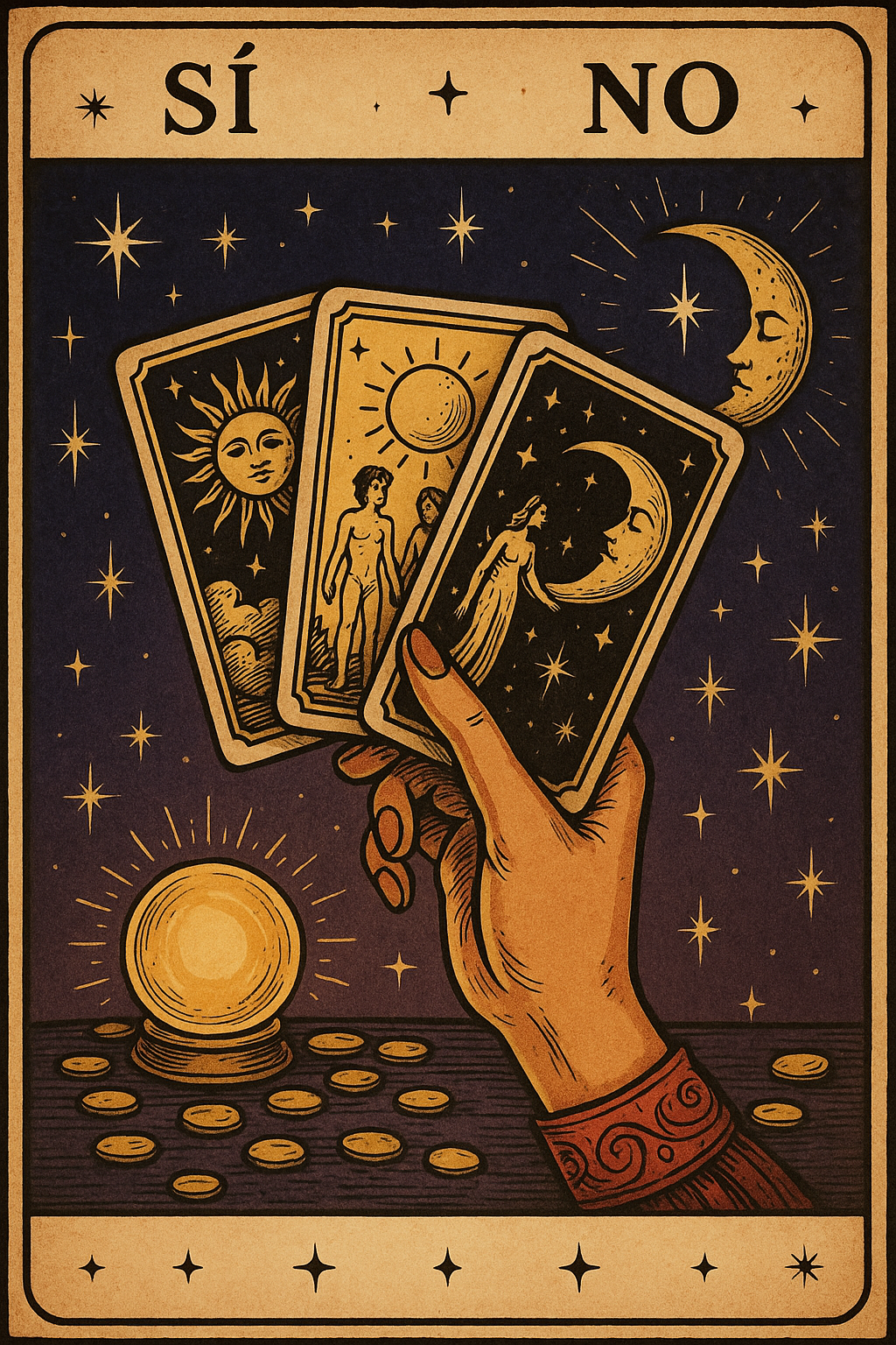 🎴 Tarot Sí / No